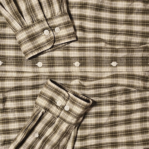 Mens Authentic St Johns Bay Plaid Button-Down Shirt XXLT - Picture 3 of 7